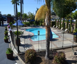 Days Inn & Suites Lodi - Pool and Sundeck Area at Days Inn Lodi