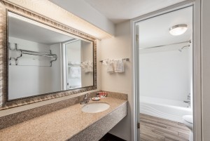 Welcome to Days Inn & Suites Lodi - Standard Bathroom